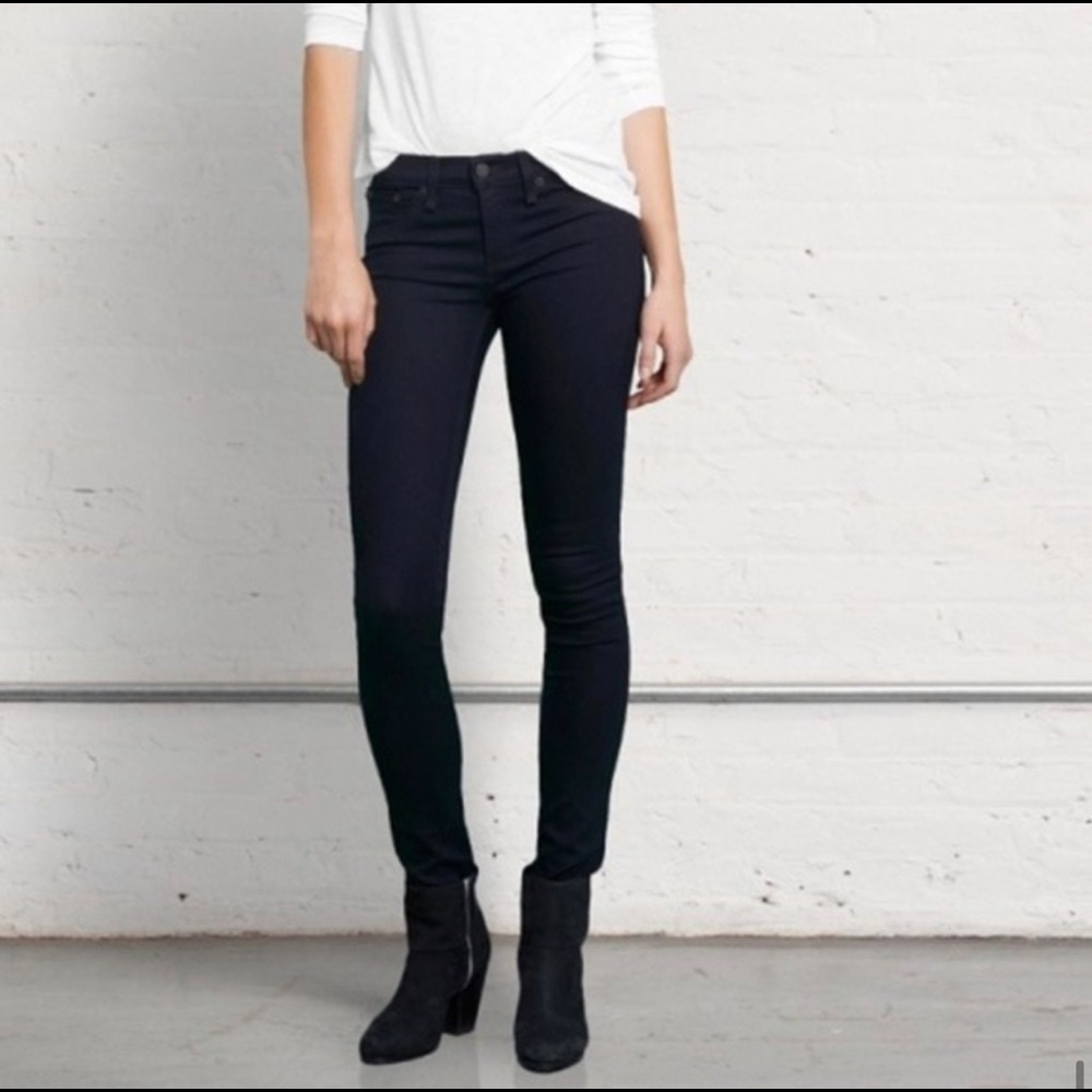 Rag & Bone skinny legging dark wash jean
